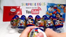 Mickey Mouse Surprise Eggs Opening Toys Disney - part 1/2 -12 Kinder Surprise Egg Style Toys