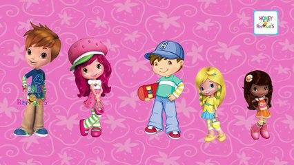 STRAWBERRY Short Cake Cartoon Teen Titans Go Finger family Rhymes & Songs Collection