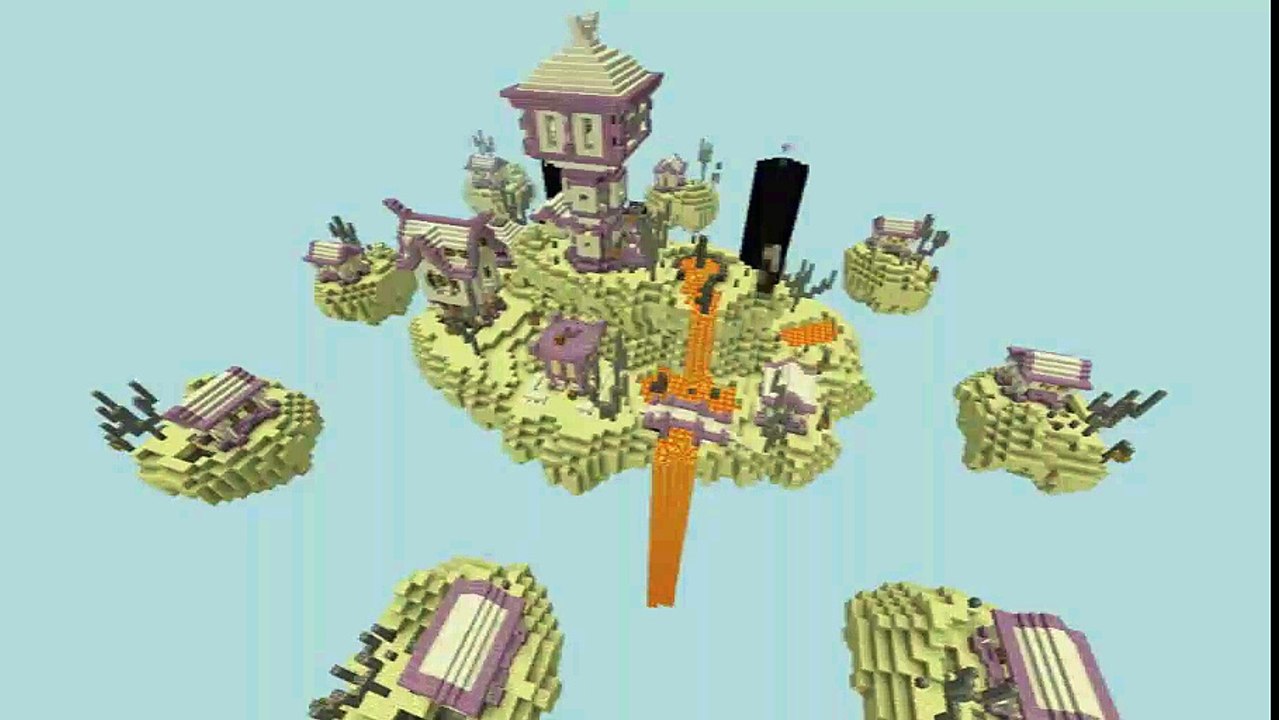 MAPA SKYWARS THE END MCPE