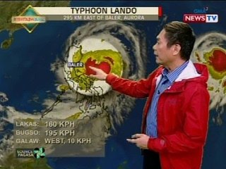 BT: Bagyong Lando, posibleng lumakas pa bago mag-landfall