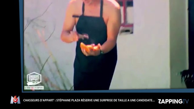 Chasseurs d’appart : Stéphane Plaza tout nu sous son tablier (Vidéo)