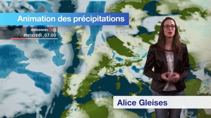 Prévisions météo pour la journée du mercredi 1er février