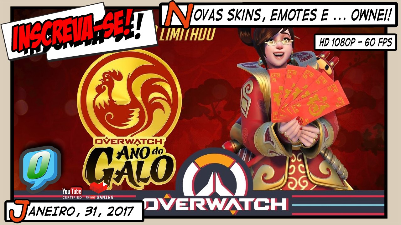 OVERWATCH | Novas Skins, Emotes e... OWNEI!