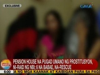 UB: Pension house sa Maynila na pugad umano ng prostitusyon, ni-raid ng NBI