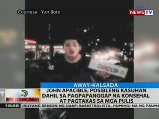 John Apacible, posibleng kasuhan dahil sa pagpapanggap na konsehal at pagtakas sa mga pulis