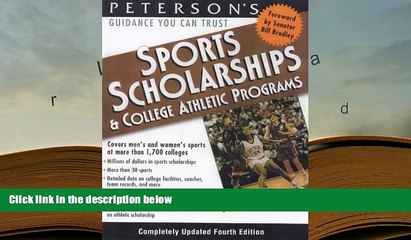 Read Online Sports Schlrshps   Coll Athl Prgs 2000 (Peterson s Sports Scholarships and College