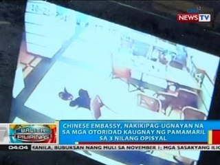 BP: Chinese embassy, nakikipag-ugnayan na sa mga otoridad