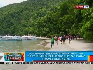 Palawan, muling itinanghal na 'best island in the world' ng isang travel magazine