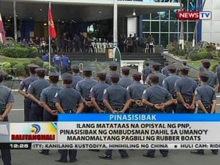 BT: Ilang matataas na opisyal ng PNP, pinasisibak ng Ombudsman