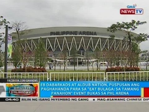 EB dabarkads at AlDub nation, puspusan ang paghahanda para sa Eat Bulaga: Sa Tamang Panahon event