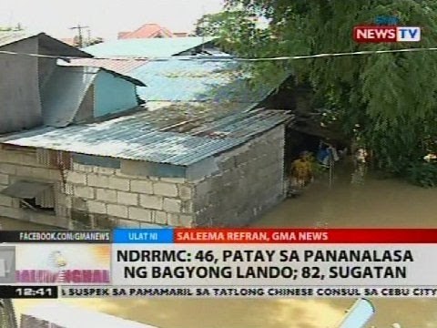 BT: NDRRMC: 46, patay sa pananalasa ng Bagyong lando