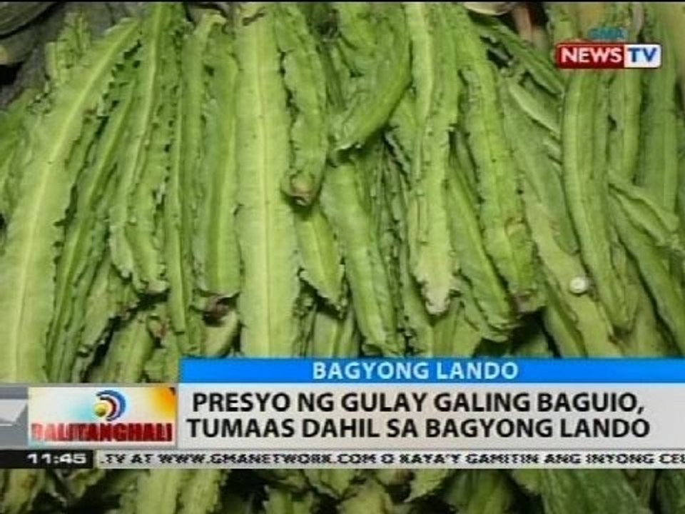 BT: Presyo ng gulay galing Baguio, tumaas dahil sa Bagyong Lando