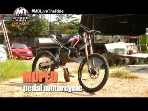 No need to gas up when riding this motorcycle with a built-in bike pedal | MOTORCYCLE DIARIES