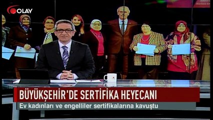 Büyükşehir'de sertifika heyecanı (Haber 31 01 2017)