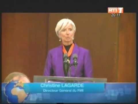 Palais présidentiel au Plateau: Un Dîner offert à Christine Lagarde par le couple présidentiel