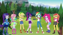 My Little Pony Transforms Equestria Girls LEGEND of EVERFREE Campers into CRYSTAL GEM forms