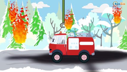 COCHES infantiles. Carros de carreras para los NIÑOS. Dibujo animado de carros para niños