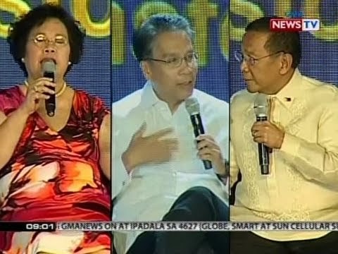 SONA: Santiago, Binay, Roxas at Poe, humarap sa mga negosyante at sumagot sa iba't ibang isyu