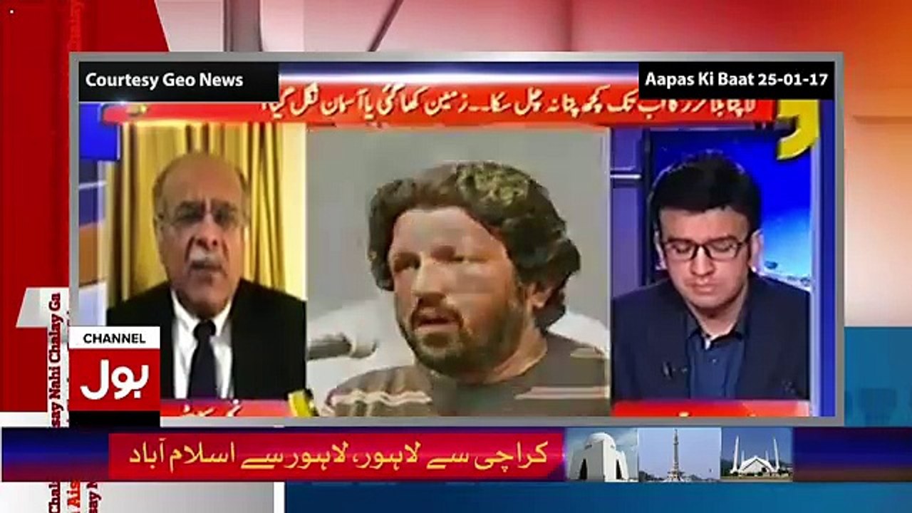 Amir Liaquat Grilling Najam Sethi For Blaming The Army On Missing Bloggers