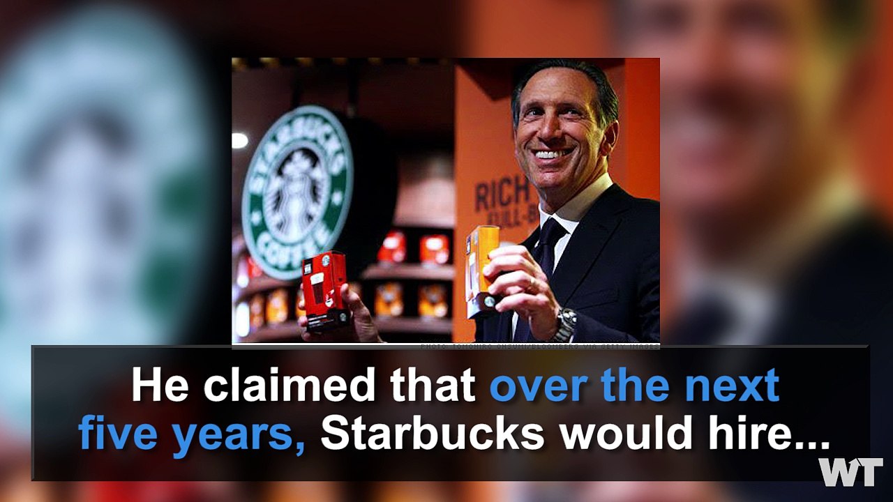 Starbucks to Hire 10,000 Refugees Over The Next 5 Years