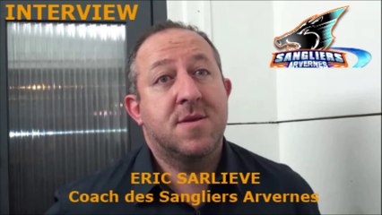 Hockey sur Glace D1 - 2017-01-28 Interview Eric Sarlieve Coach des Sangliers Arvernes de Clermont-Ferrand