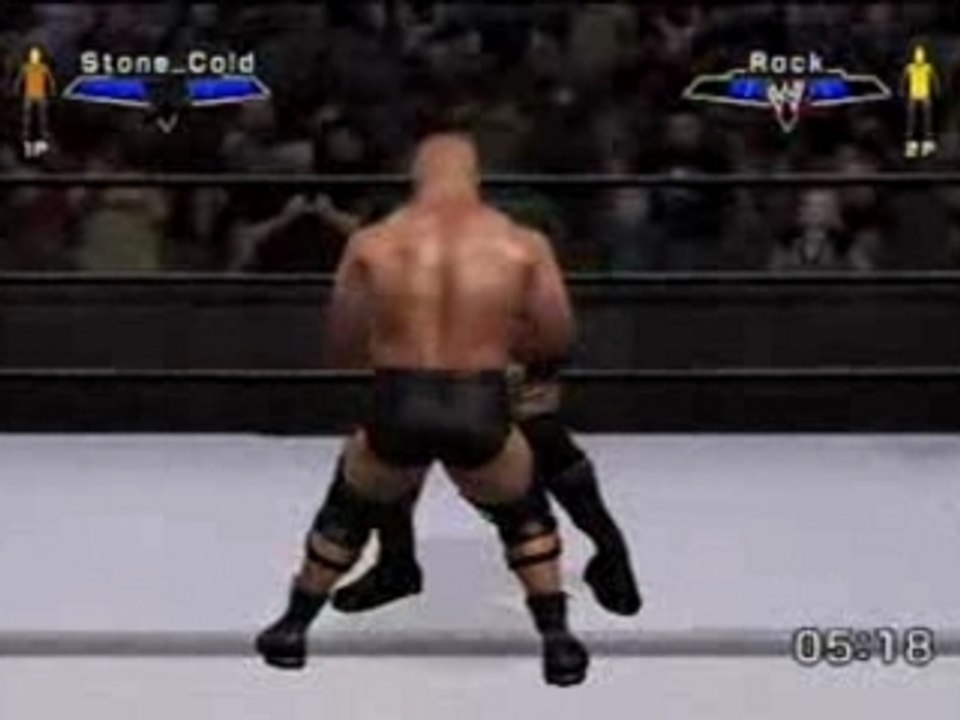 Steve Austin vs The Rock (SvR 07)