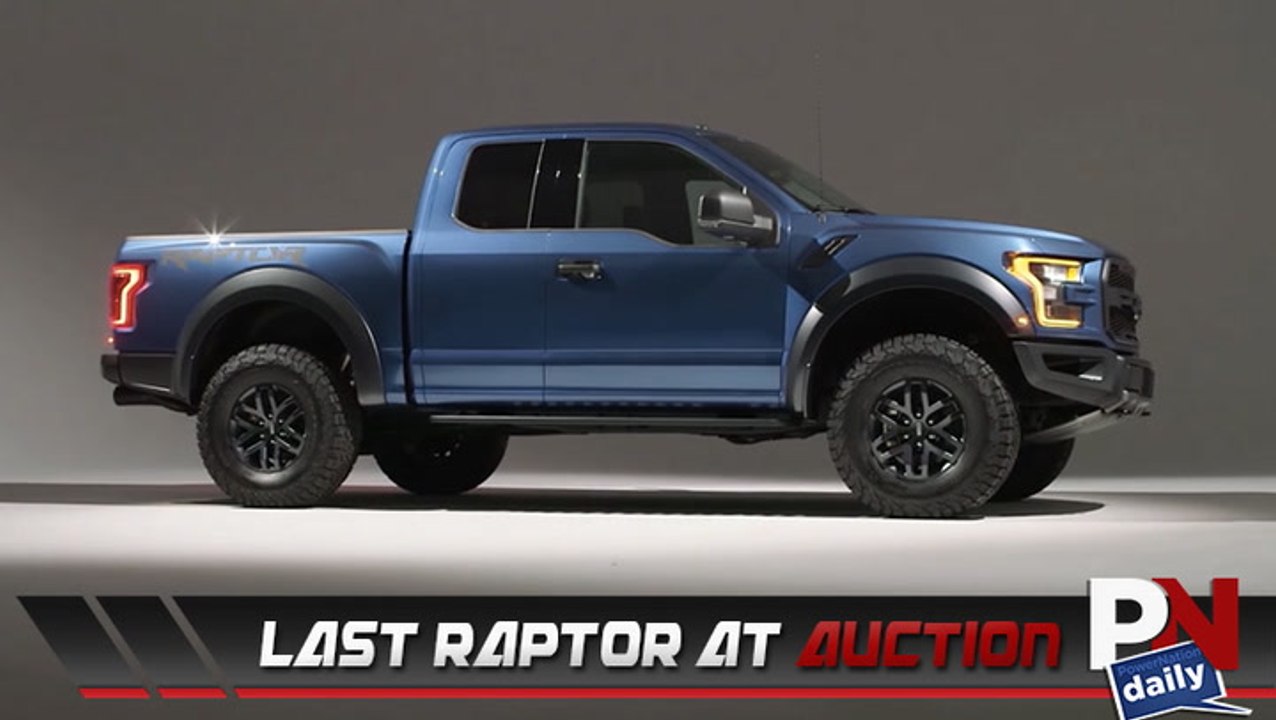 The Last 2017 F-150 Raptor Sold For Big Bucks At Auction