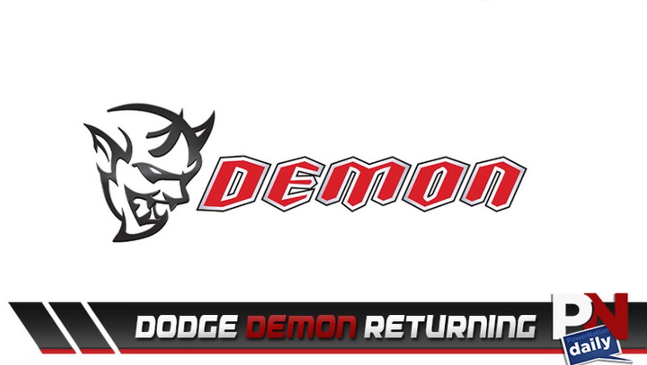Dodge Is Resurrecting The Demon Name