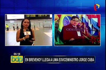 Jorge Cuba llegó al Perú para responder por caso Odebrecht