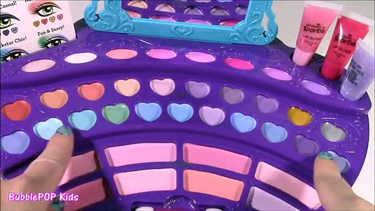 CRA-Z-ART Crazy Lights Shimmer n Sparkle Ultimate MAKEUP Designer! 40 Eye Cheek Lip Colors! FUN