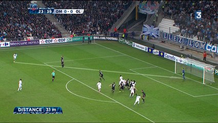 Football / OM-OL : Fanni ouvre le score de la tête (1-0, 25e)