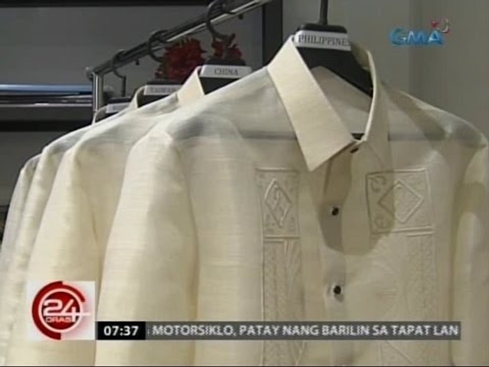24 Oras: Disenyo ng Barong Tagalog para sa APEC leaders, hango sa kultura ng kani-kanilang bansa