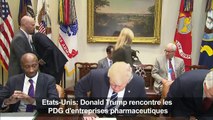 Donald Trump rencontre les PDG d'entreprises pharmaceutiques