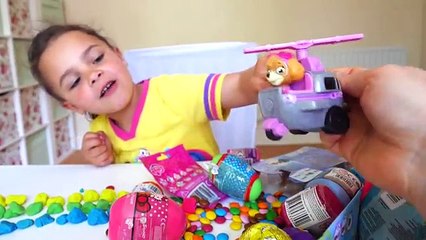 Giant Dough Surprise Egg with Disney Princesses Fashems Kinder Surprise MLP clay