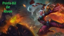 League Of Legends (LOL) Partidas Aleatórias (Riven a Exilada)