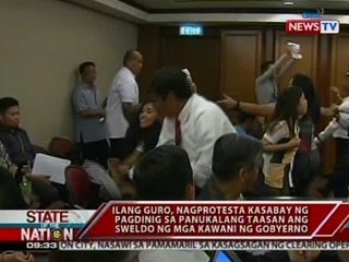 SONA: Sec. Abad at Rep. Tinio, nagkasagutan kaugnay sa pagkakaiba sa dagdag-sahod