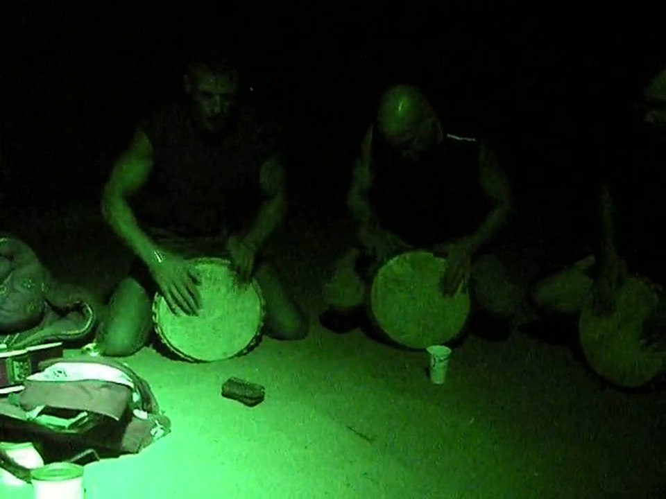 improvisation 3 djembés riviere