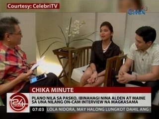 24Oras: Plano nila sa Pasko, ibinahagi nina Alden at Maine