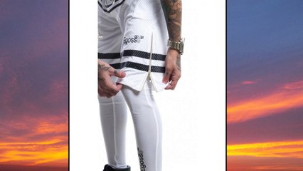 Estilo SWAG Shorts Calça Modelo MEDUZA