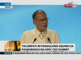 NTVL: Talumati ni Pangulong Aquino sa pagbubukas ng APEC CEO Summit