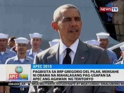 SONA: US Pres. Obama, unang binisita ang BRP Gregorio Del Pilar pagdating niya sa Pilipinas