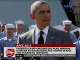 24 Oras: U.S. Pres. Obama, unang binisita ang BRP Gregorio Del Pilar pagdating niya sa bansa