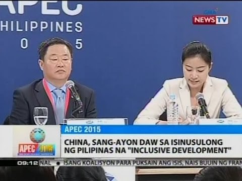 SONA: China, sang-ayon daw sa isinusulong ng Pilipinas na inclusive development