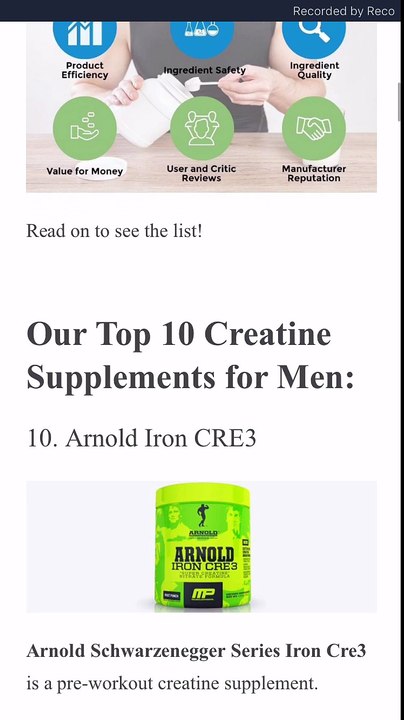 5 Best Creatine Monohydrate Powder Supplements