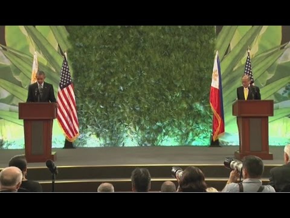 U.S. Pres. Barack Obama and Phil President Benigno Aquino III Joint Press Conference