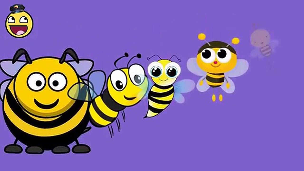 Family Finger | Crazy Finger Family Bee | Animation Rhymes