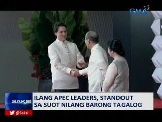 Saksi: Ilang APEC Leaders, standout sa suot nilang barong tagalog