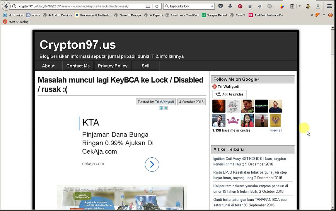 Artikel Keybca ke lock / disabled oleh crypton97.us