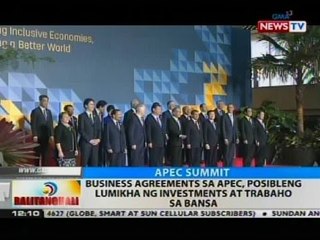 Business agreements sa APEC, posibleng lumikha ng investments at trabaho sa bansa