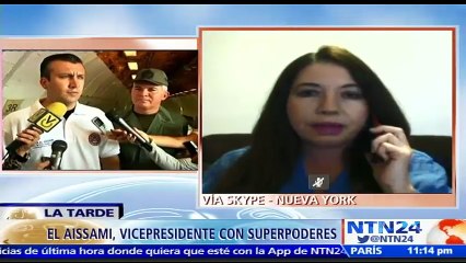 "En unos meses podríamos ver elecciones en las que Tareck El Aissami podría ser presidente de Venezuela”: Maibort Petit a NTN24